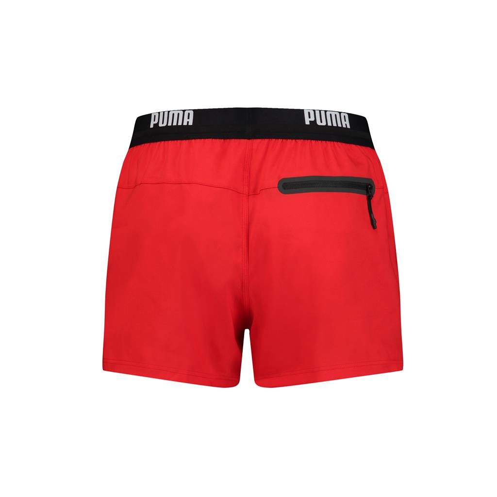 PUMA Logo Short rote Badehose