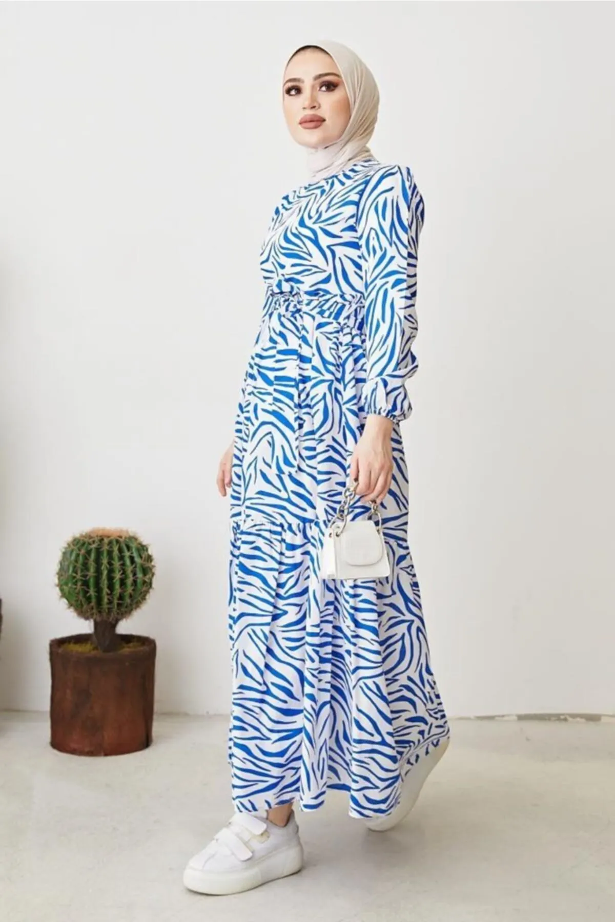 benguen  401 Kleid mit Zebramuster
