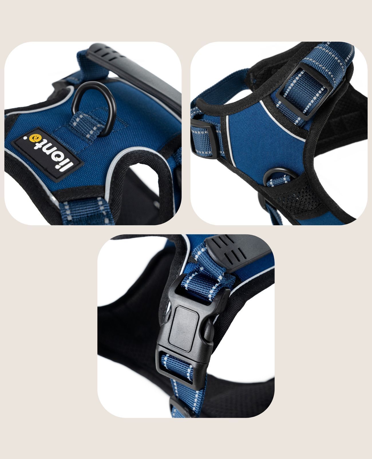 Lionto Hundegeschirre Lionto Hundegeschirr blau M