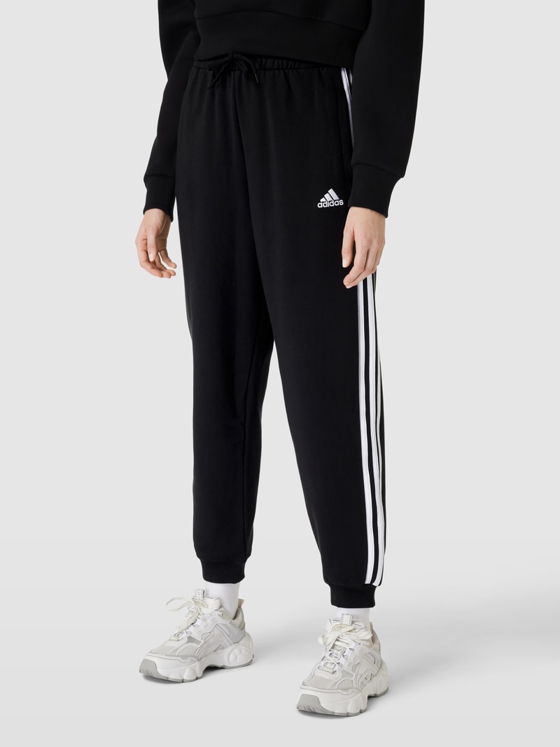 Sweatpants mit Logo-Streifen in schwarz