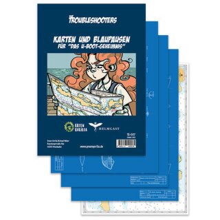 The Troubleshooters - Karten und Blaupausen für „Das U-Boot-Geheimnis“ (DE)
