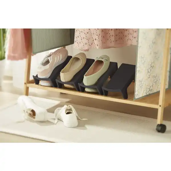 Schuhstapler 4er Set anthrazit