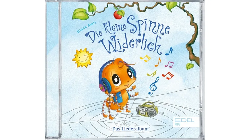 Das Liederalbum Die kleine Spinne Widerlich