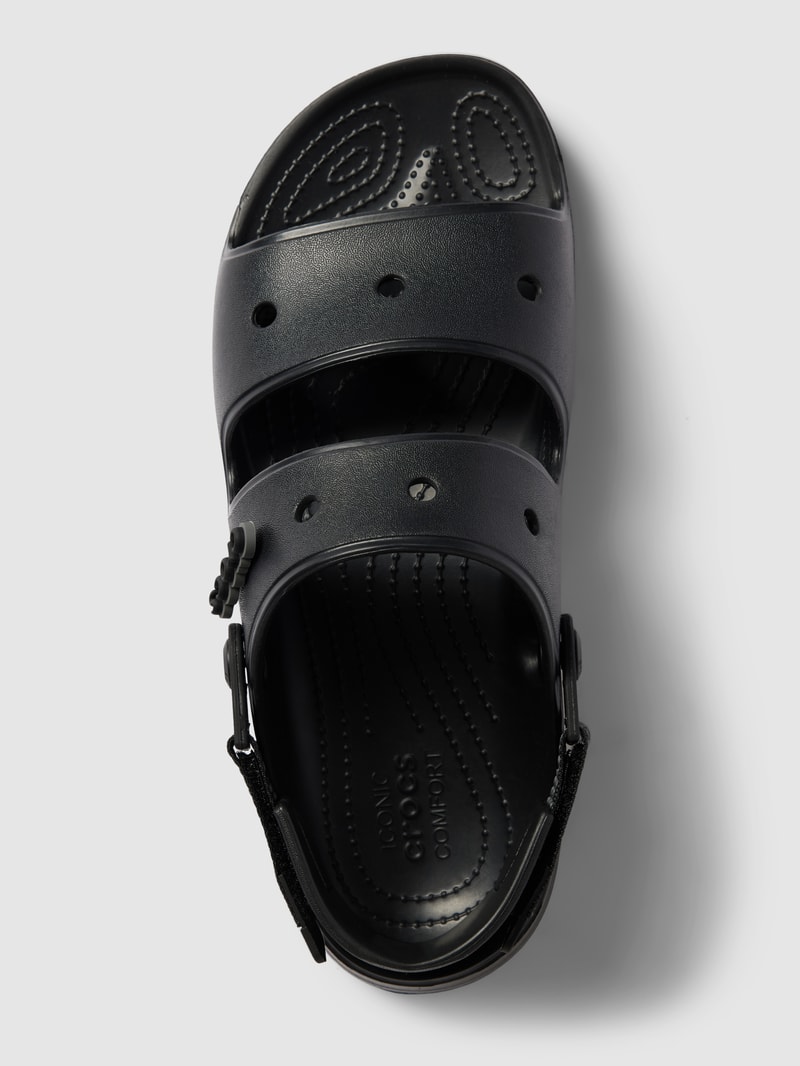 Sandalen mit Perforierungen Modell 'Classic' in schwarz