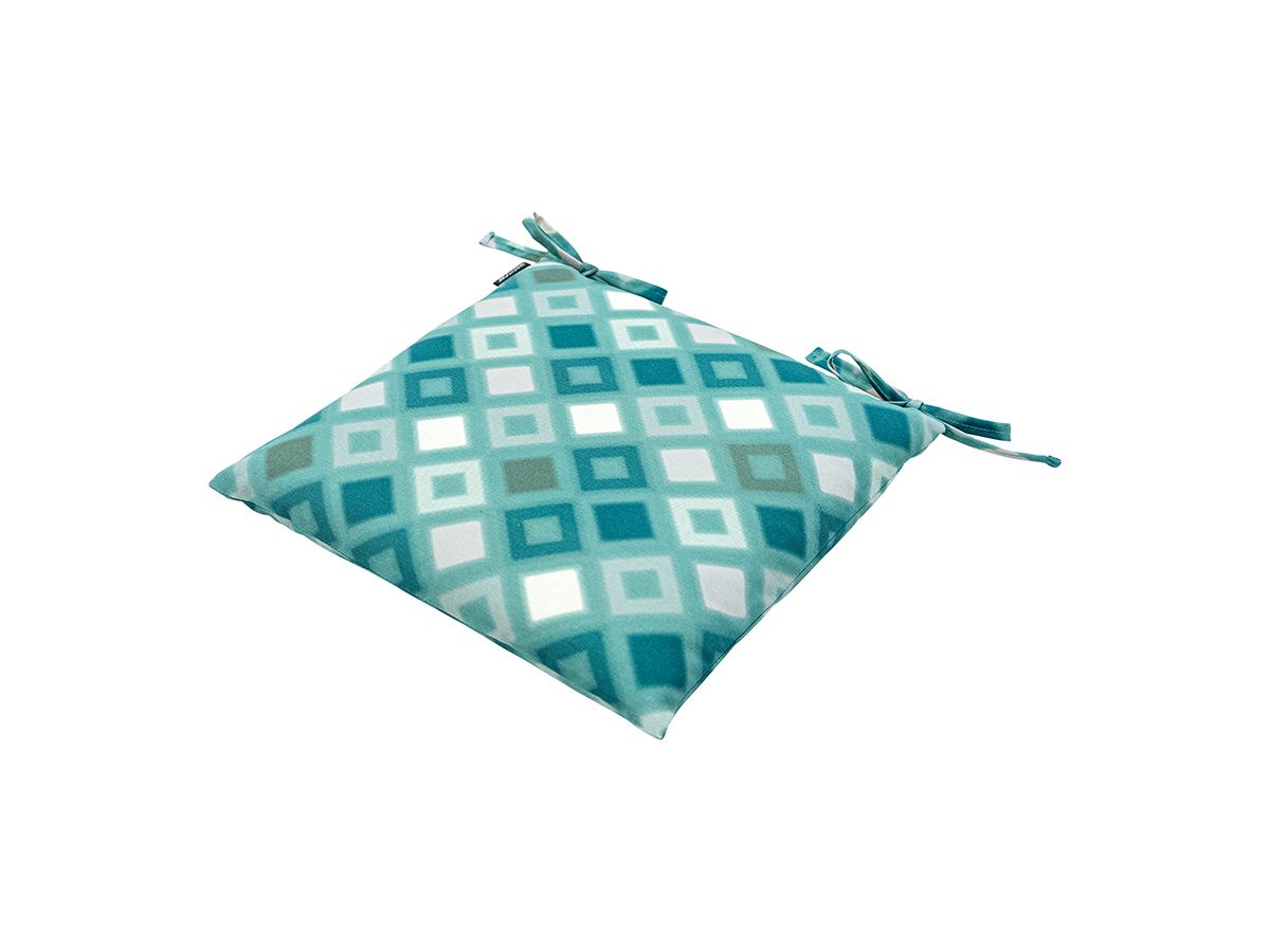 Madison Grids Sea Blue 46 x 46 Sitzkissen