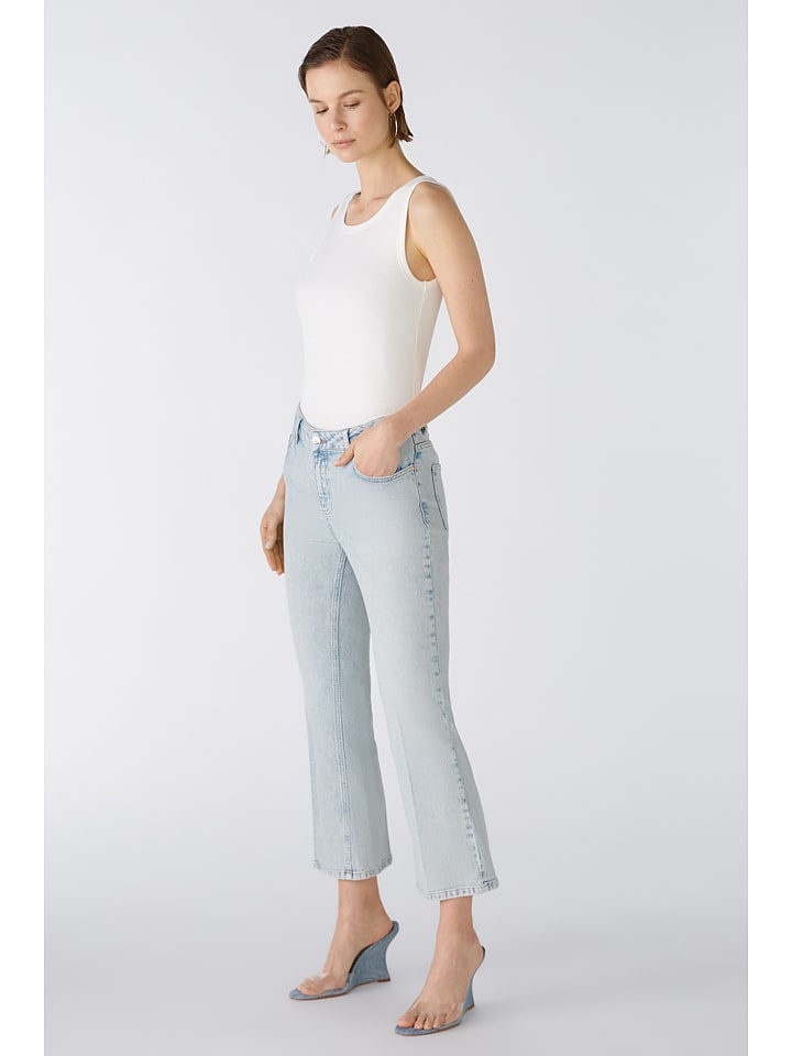 Oui Jeans - Flare fit - in Hellblau günstig kaufen