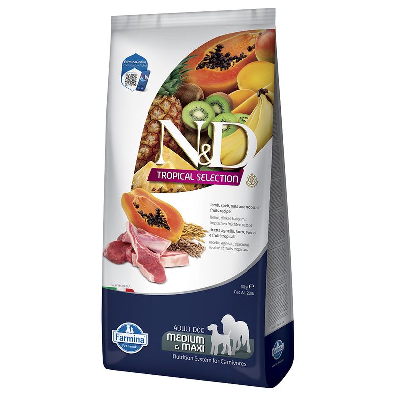 N&D Dog Tropical Selection Adult Medium/Maxi mit Lamm