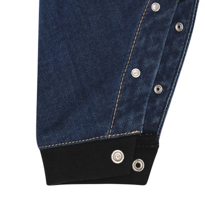 Jeanslatzhose, dunkelblau