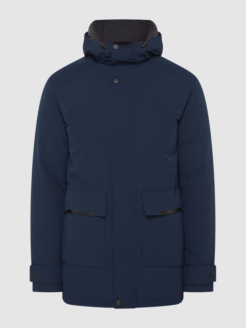 Parka mit Wattierung Modell 'Etiko' in marineblau