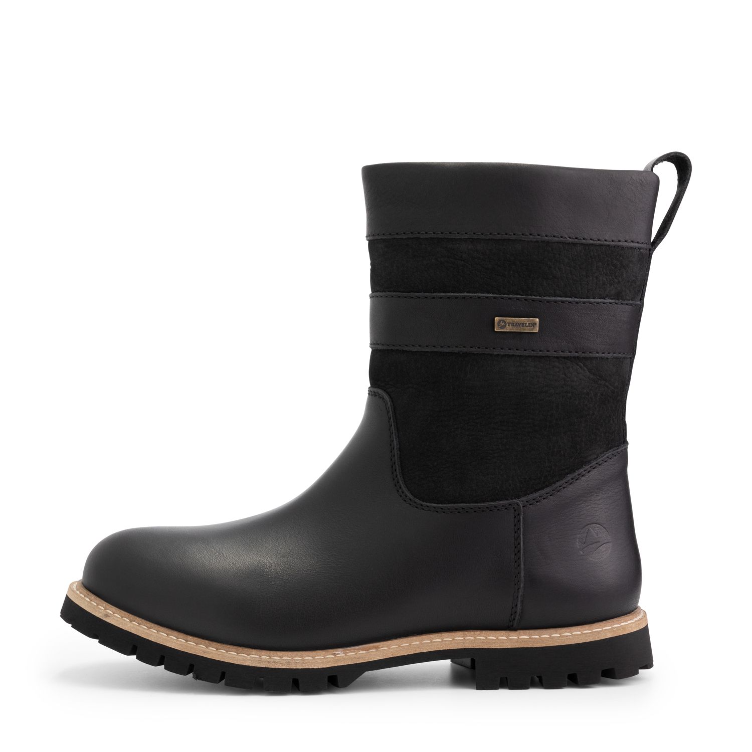 Travelin' Tallinn schwarze Herren Outdoorstiefel