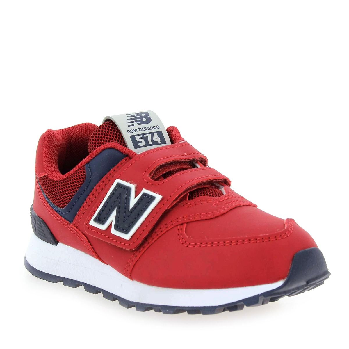 New Balance  PV574 VELCRO CLOSED VAMP - rouge marine