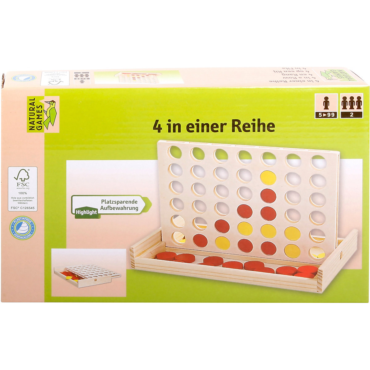 4 in einer Reihe von Vedes