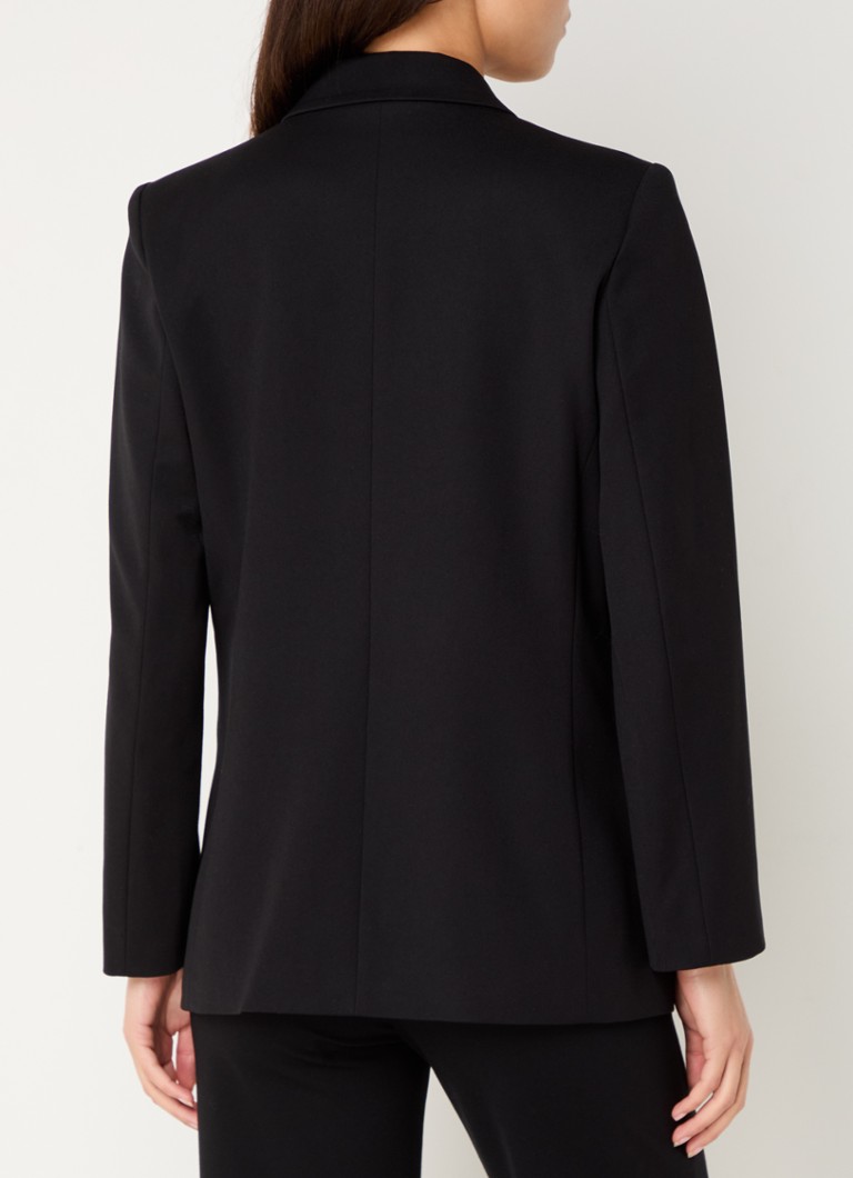 Sisley Double-breasted blazer with shoulder pads