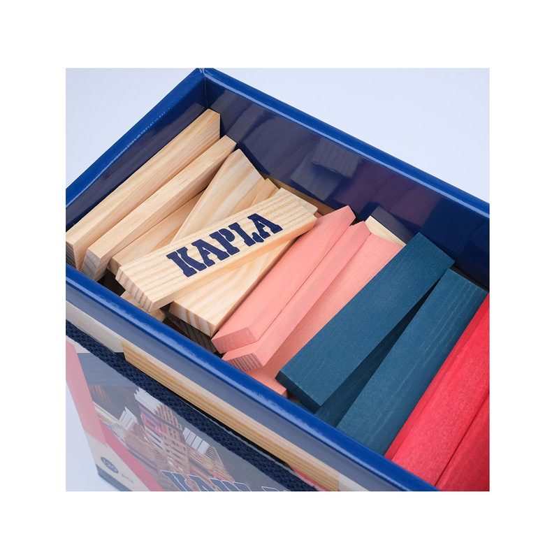 Kapla baril 120 bleu foncé, rouge, rose