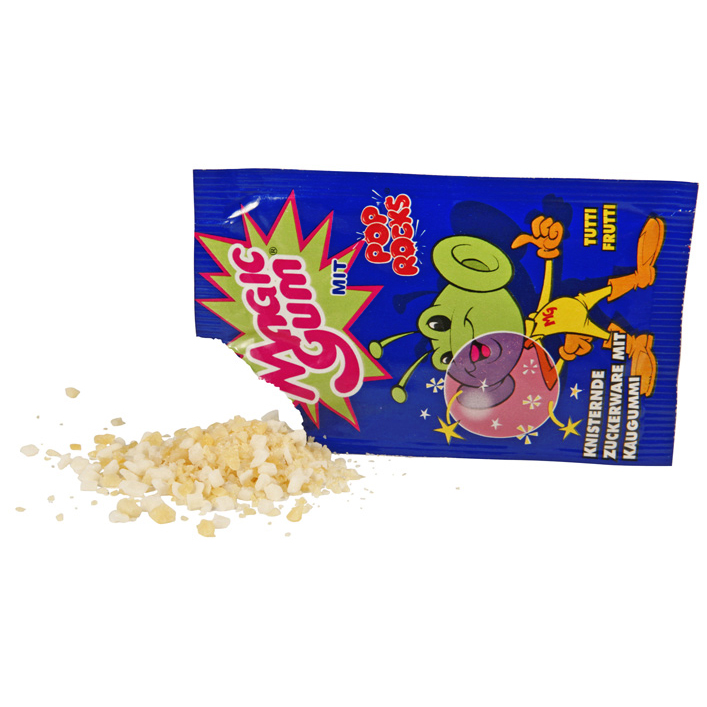 Magic Gum Pop Rocks Tutti Frutti 50er