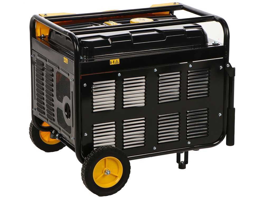 Generador de gasolina Stanley 604800100 SG 7500B con regulador automático de voltaje (AVR) de 7,5 kW y 400 V.