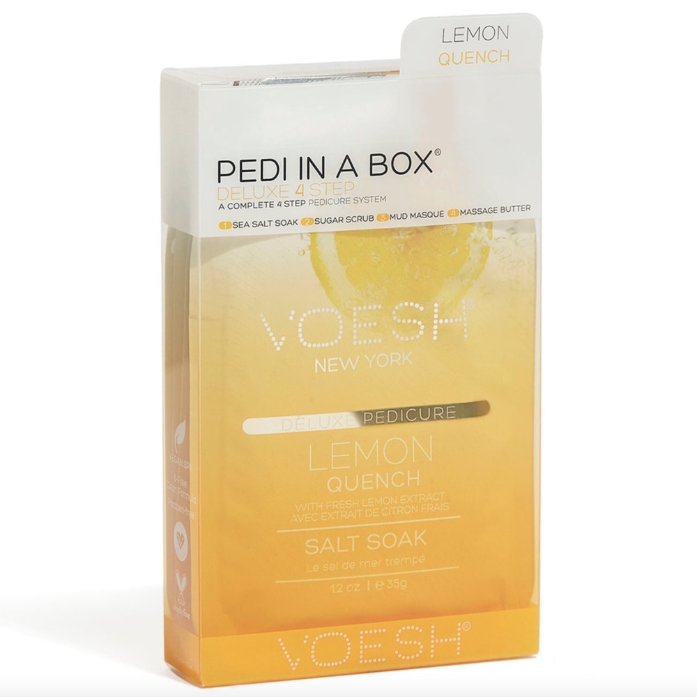 voesh SET PIEDS CITRON 4 ETAPES soins pieds