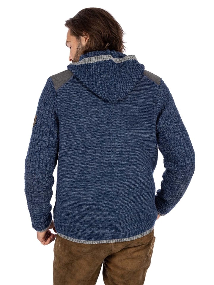 Spieth & Wensky Strickjacke NABOR in blau günstig kaufen