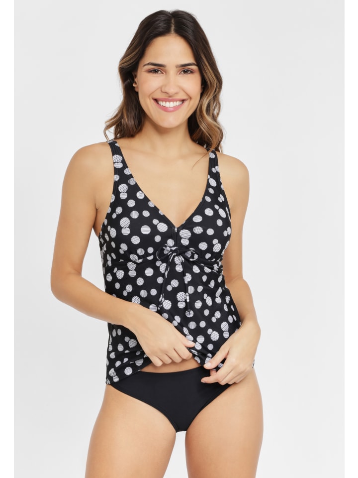 LASCANA Bügel-Tankini in schwarz-weiß günstig kaufen