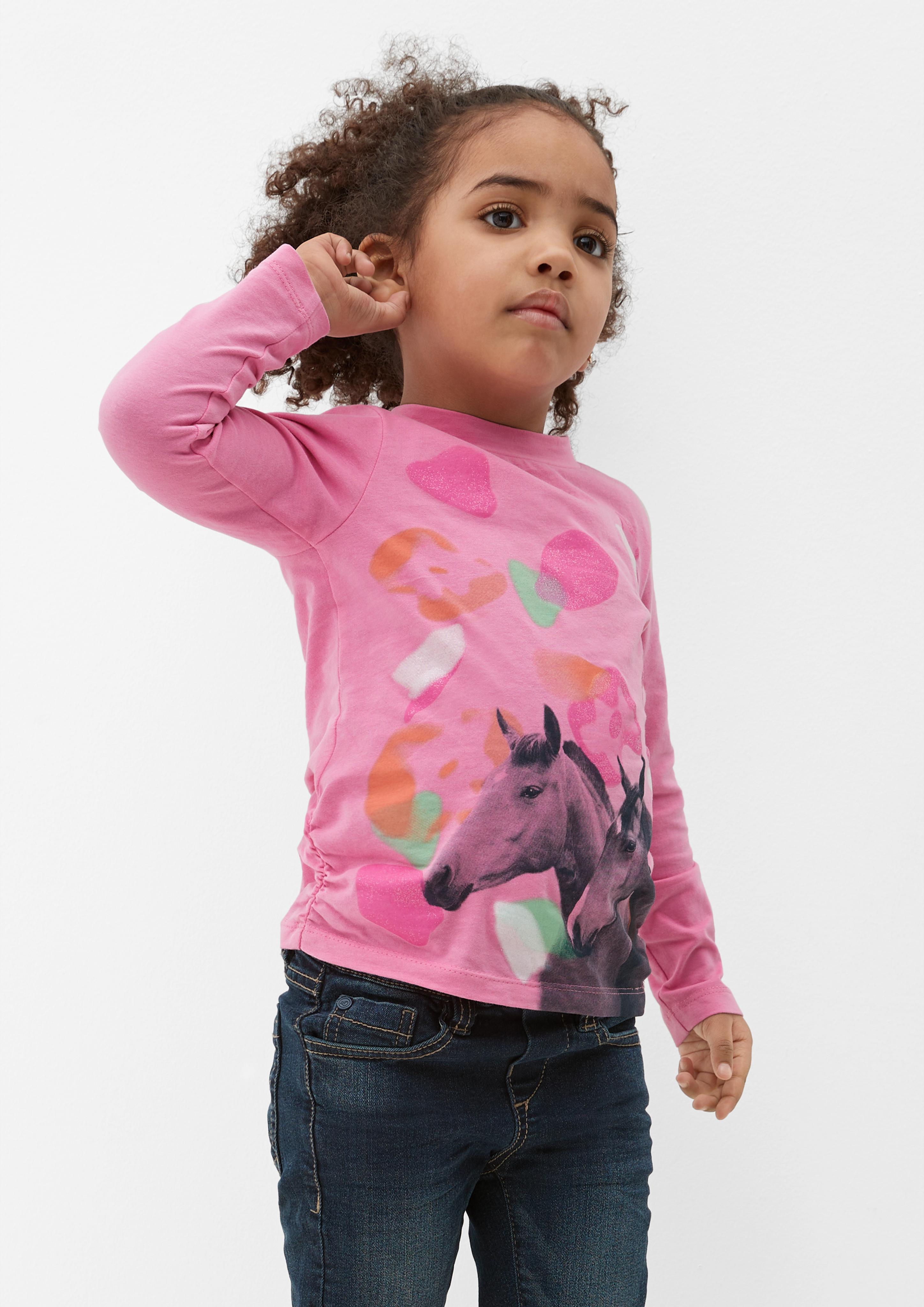 Longsleeve mit Pferdemotiv  2127423-4419