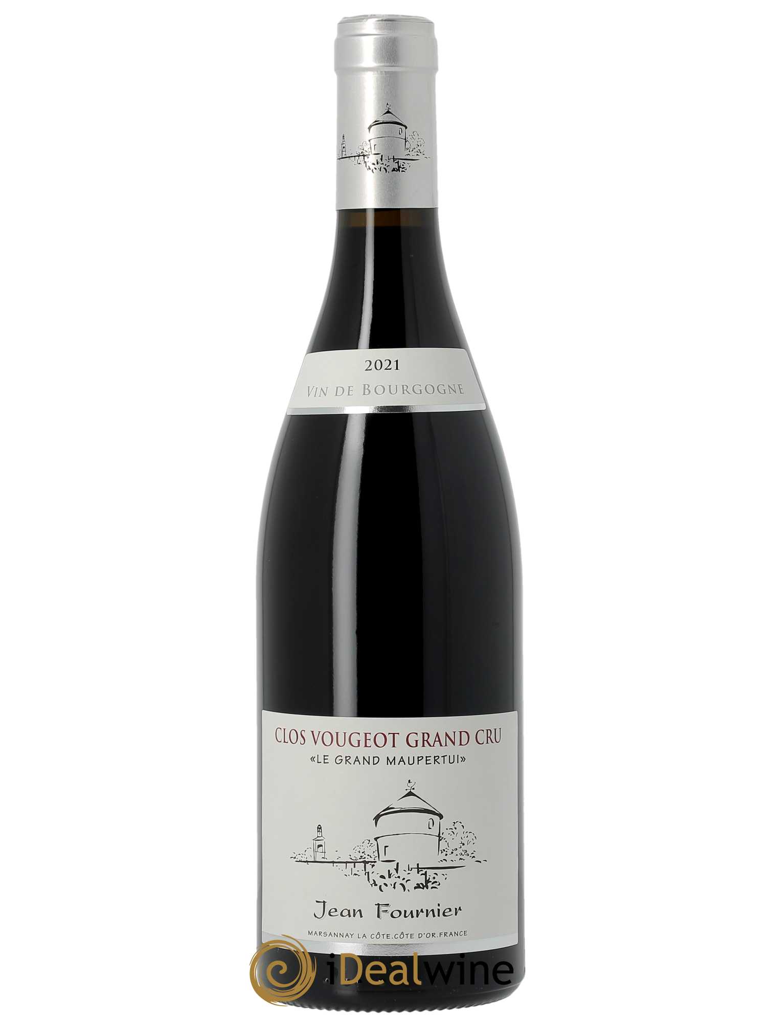 Clos de Vougeot Le Grand Maupertuis Jean Fournier (Domaine)  2021 - Lot de 1 Bouteille