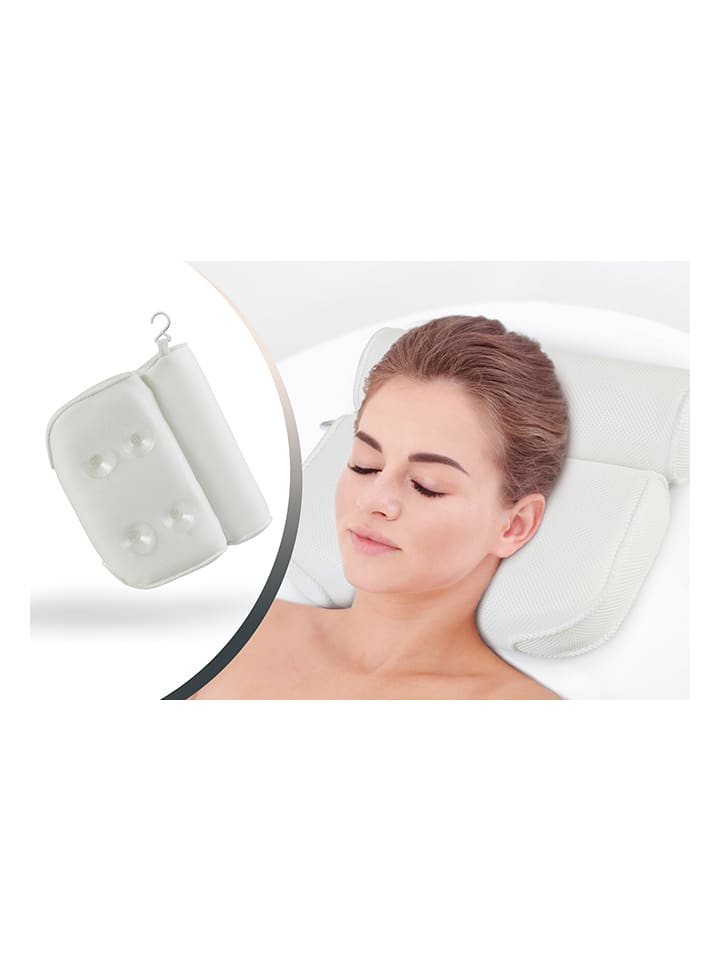 Lifa Living Badekissen in Weiß - (B)36 x (H)36 x (T)10 cm günstig kaufen onesize