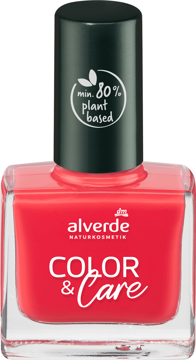 Nagellack Color & Care Nail Polish 50 Coral Red, 10 ml