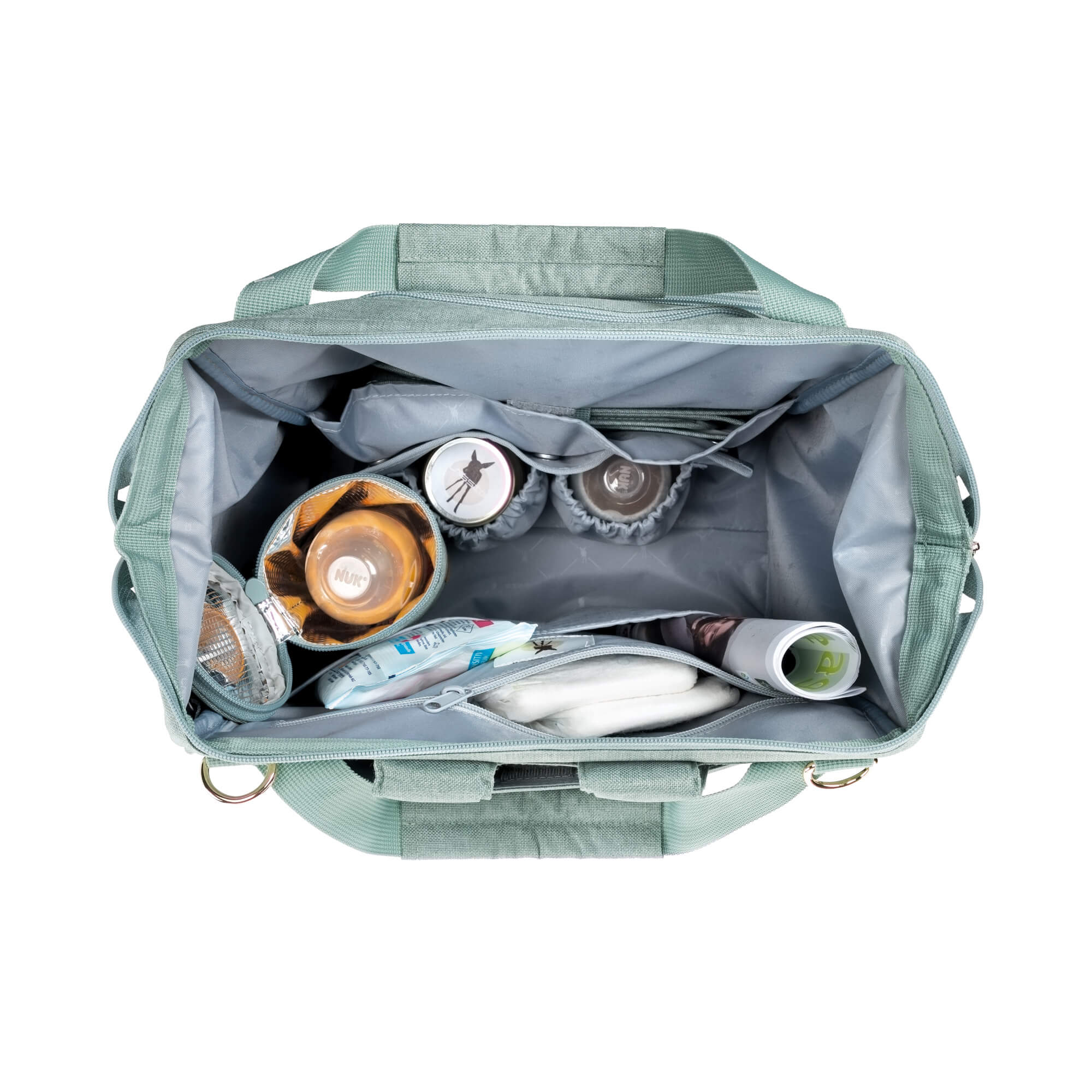 Wickelrucksack - Glam Goldie Backpack, Mint