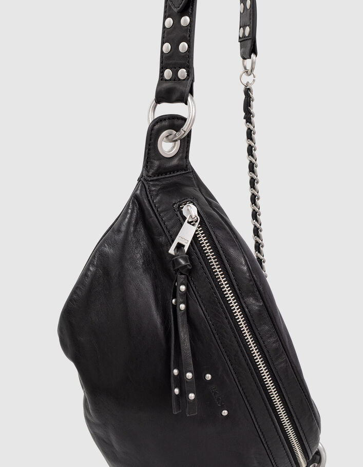 Sac banane The Pocket Belt Rock cuir chrome free femme