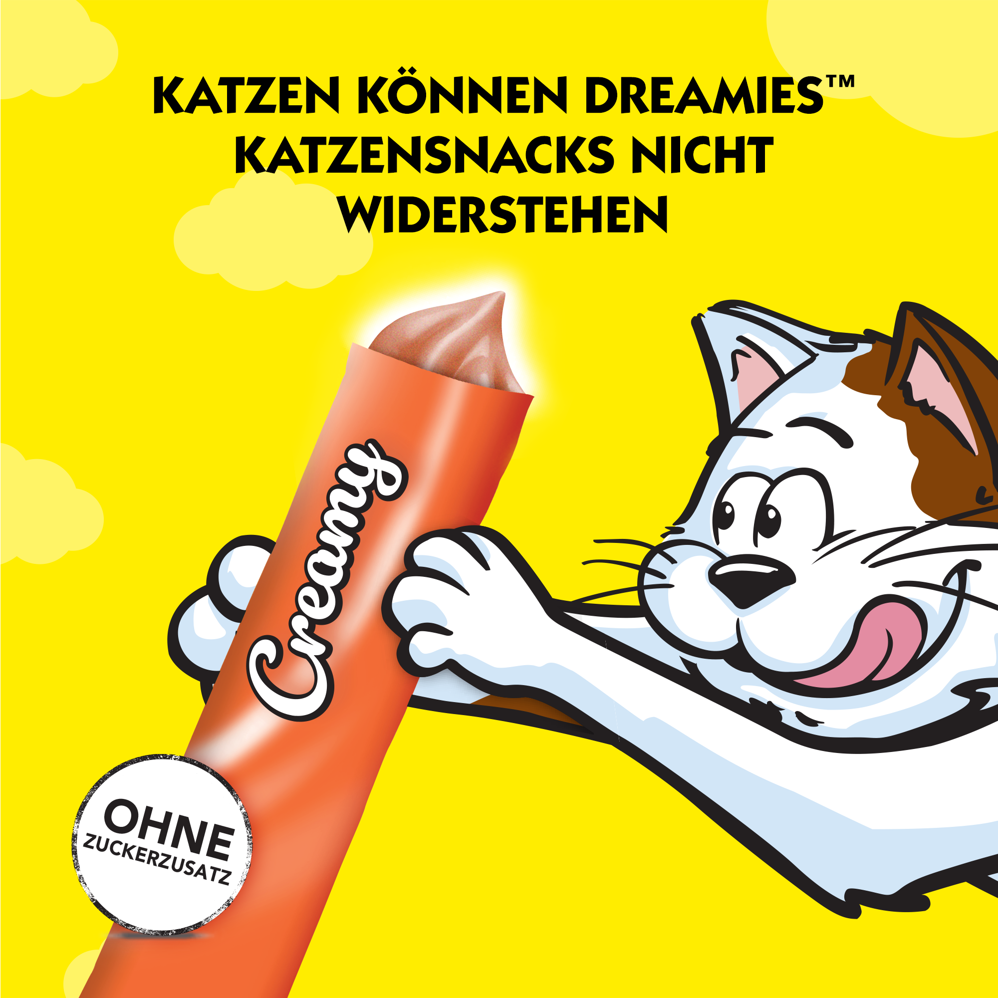 Dreamies Snacks Dreamies Creamy Snack 4x10g Huhn