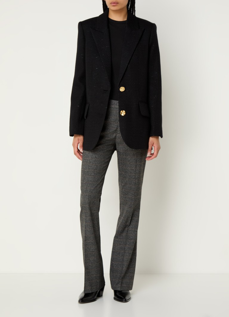 Jachetă din tweed Vicka Zadig&Voltaire cu buzunare cu clapă