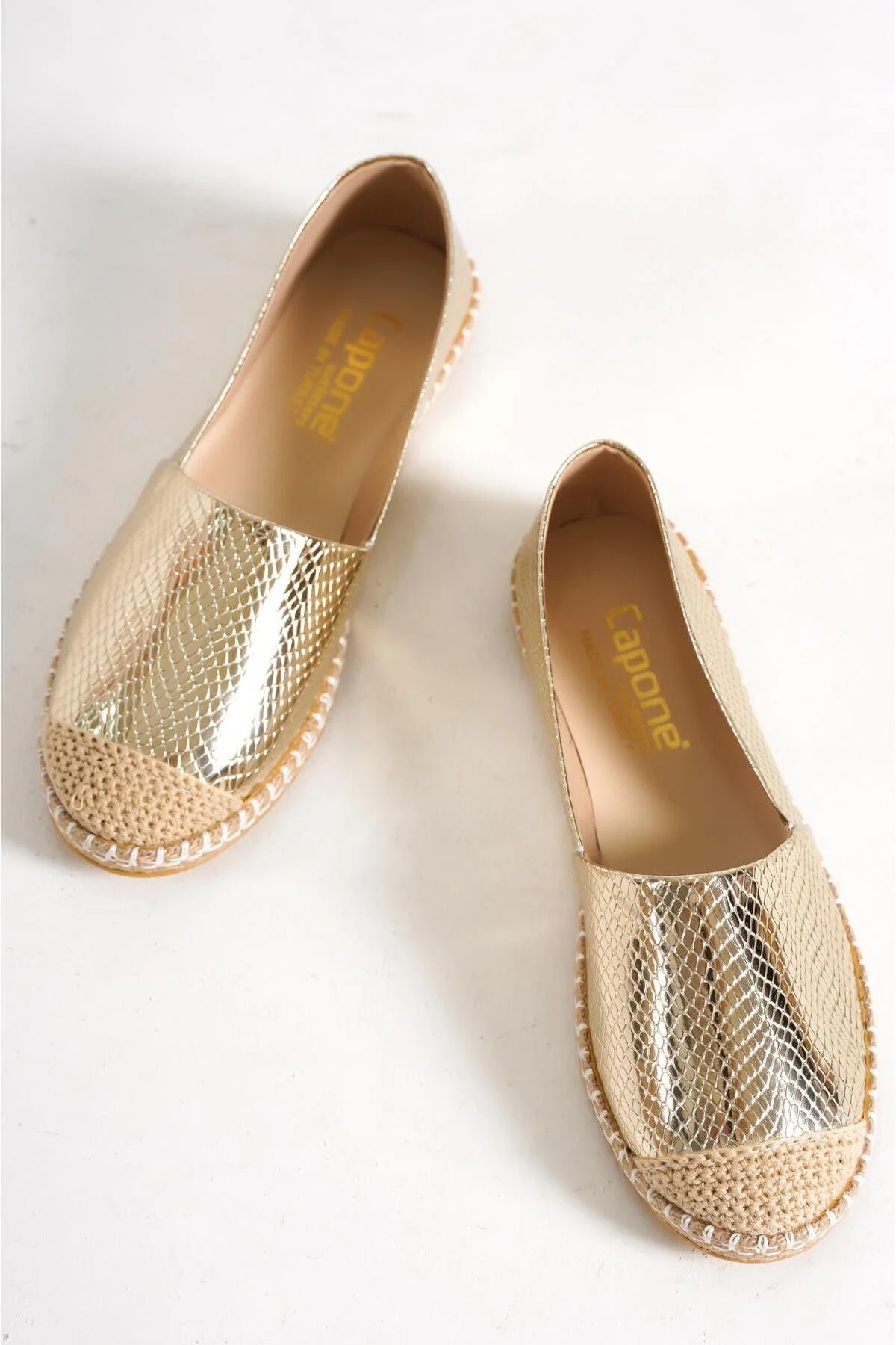 Capone Outfitters  Capone Gold Damen-Espadrille