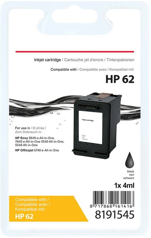 Viking 62 Kompatibel HP Tintenpatrone C2P04AE Schwarz