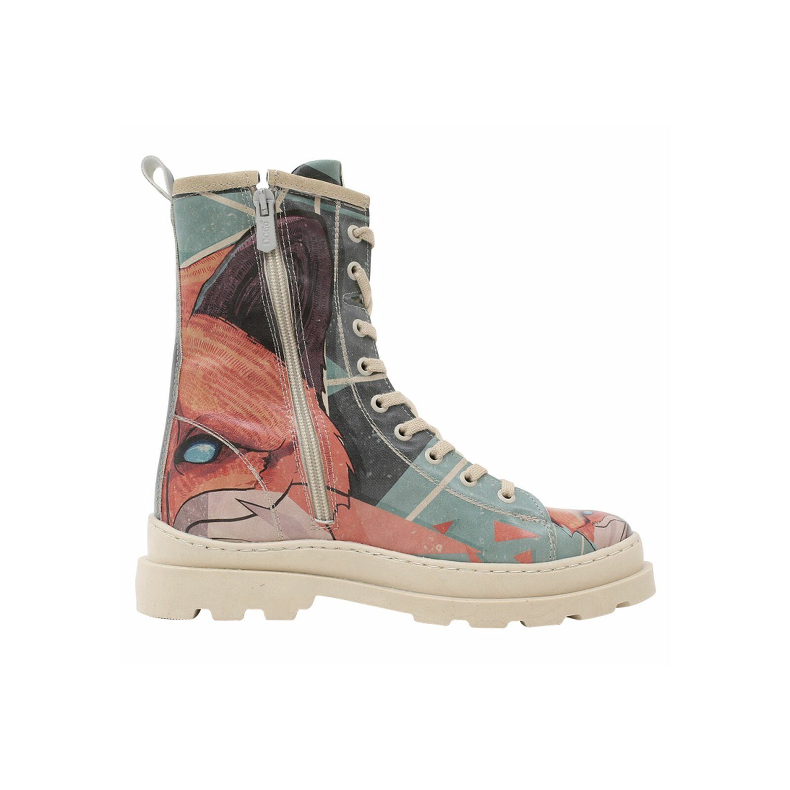 DOGO Damen Boots Stiefelette Vegan