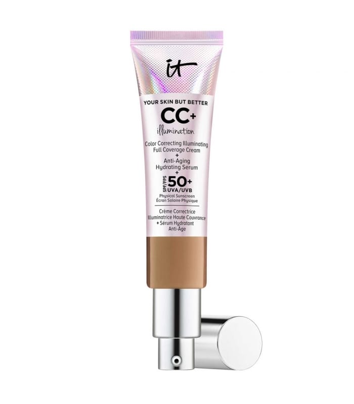IT COSMETICS-Your Skin But Better™ Cc+ Cream Illumination-Crème Correctrice Illuminatrice Haute Couvrance + Sérum Hydratant Anti-Âge SPF 50+