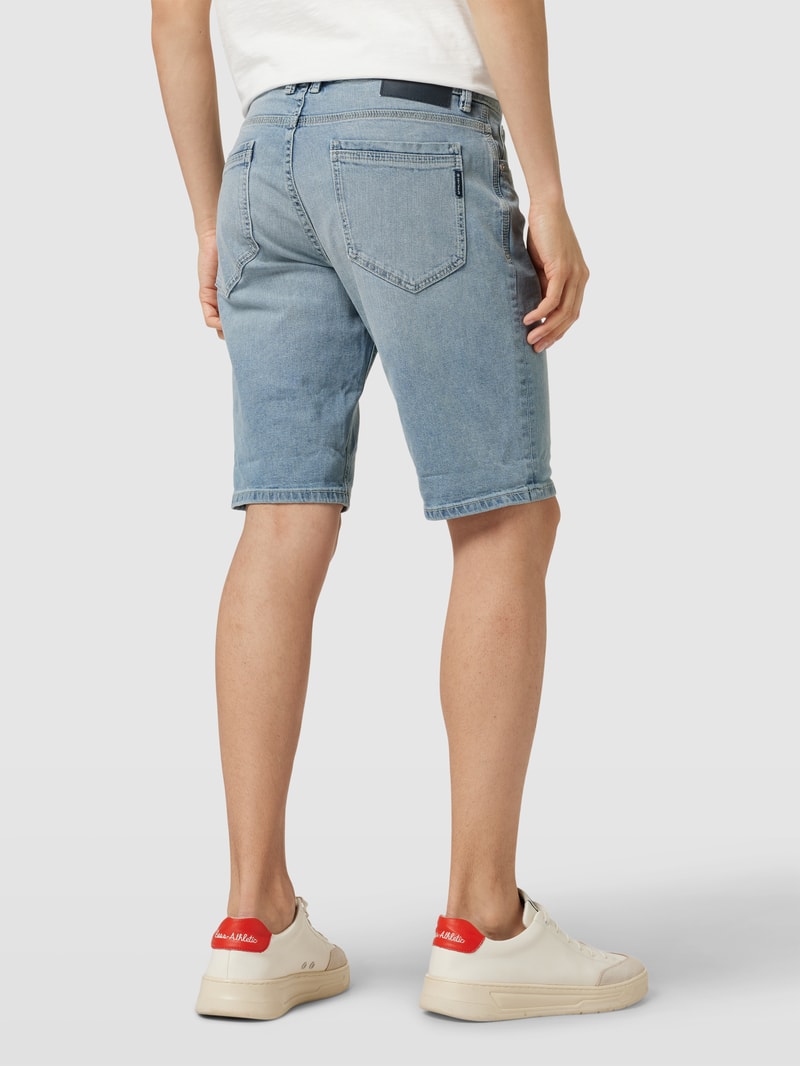 Jeansshorts im 5-Pocket-Design Modell 'Josh' in hellblau