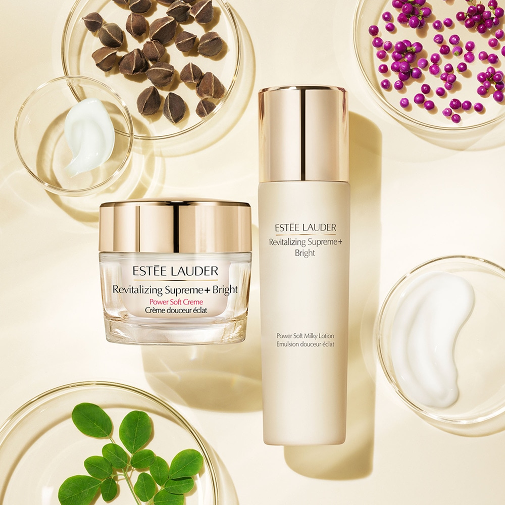Estée Lauder Revitalizing Supreme+ Bright Emulsion douceur éclat Crème de jour Soin visage anti-âge et révélateur d'éclat