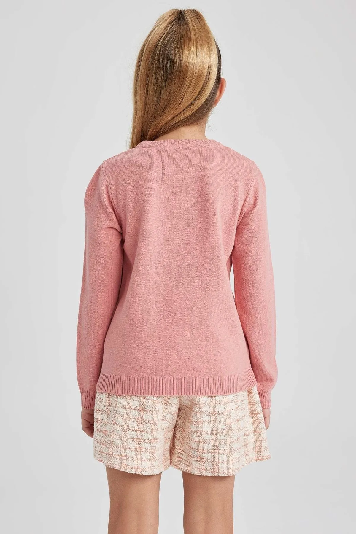 DeFacto  Schulpullover mit Rundhalsausschnitt für Mädchen