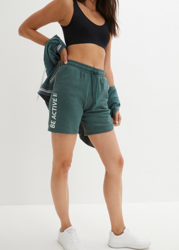 Sweat-Bermuda mit Bio-Baumwolle