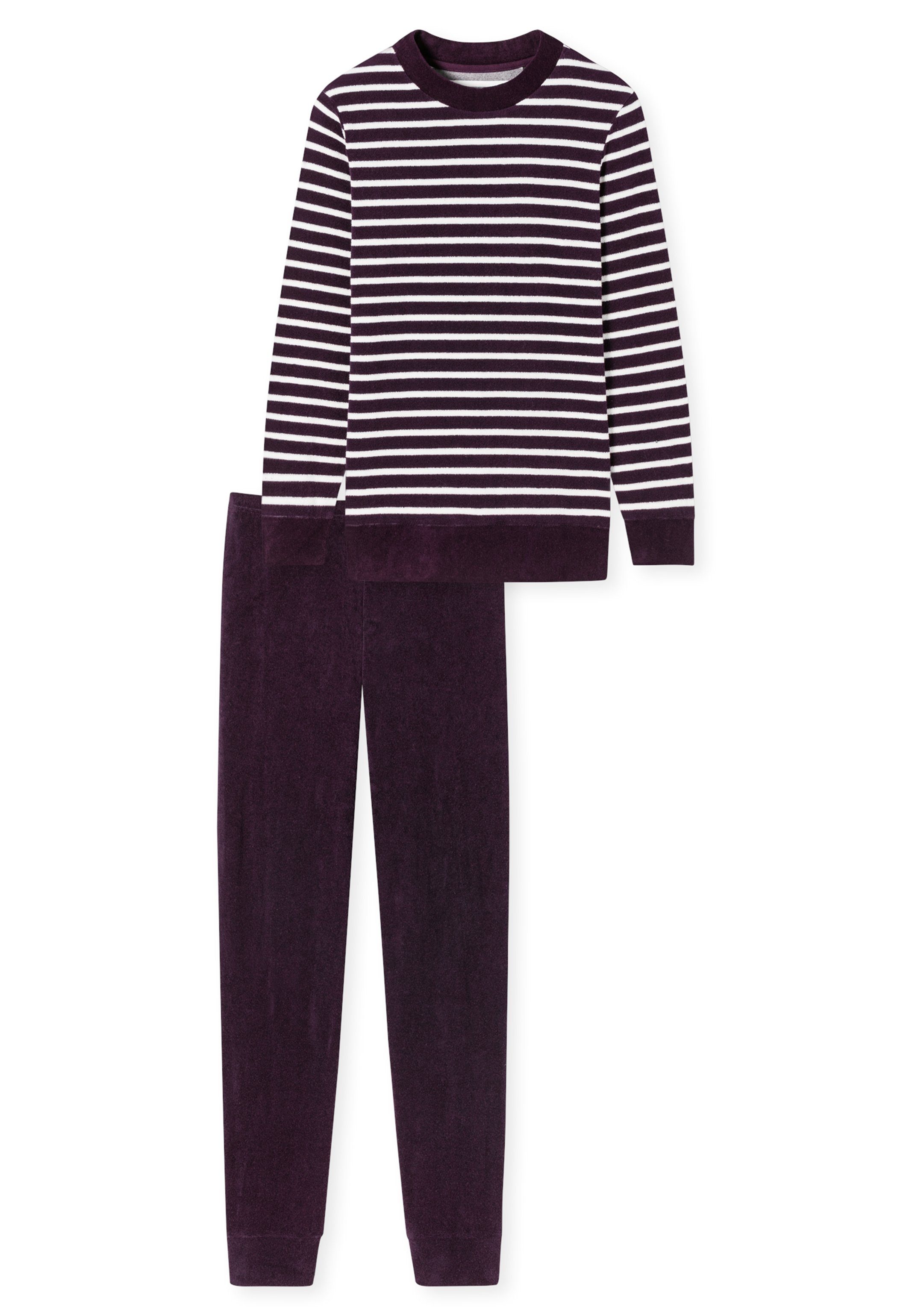 Schiesser Pyjama Casual Essentials (Set, 2 tlg) Schlafanzug - Baumwolle -