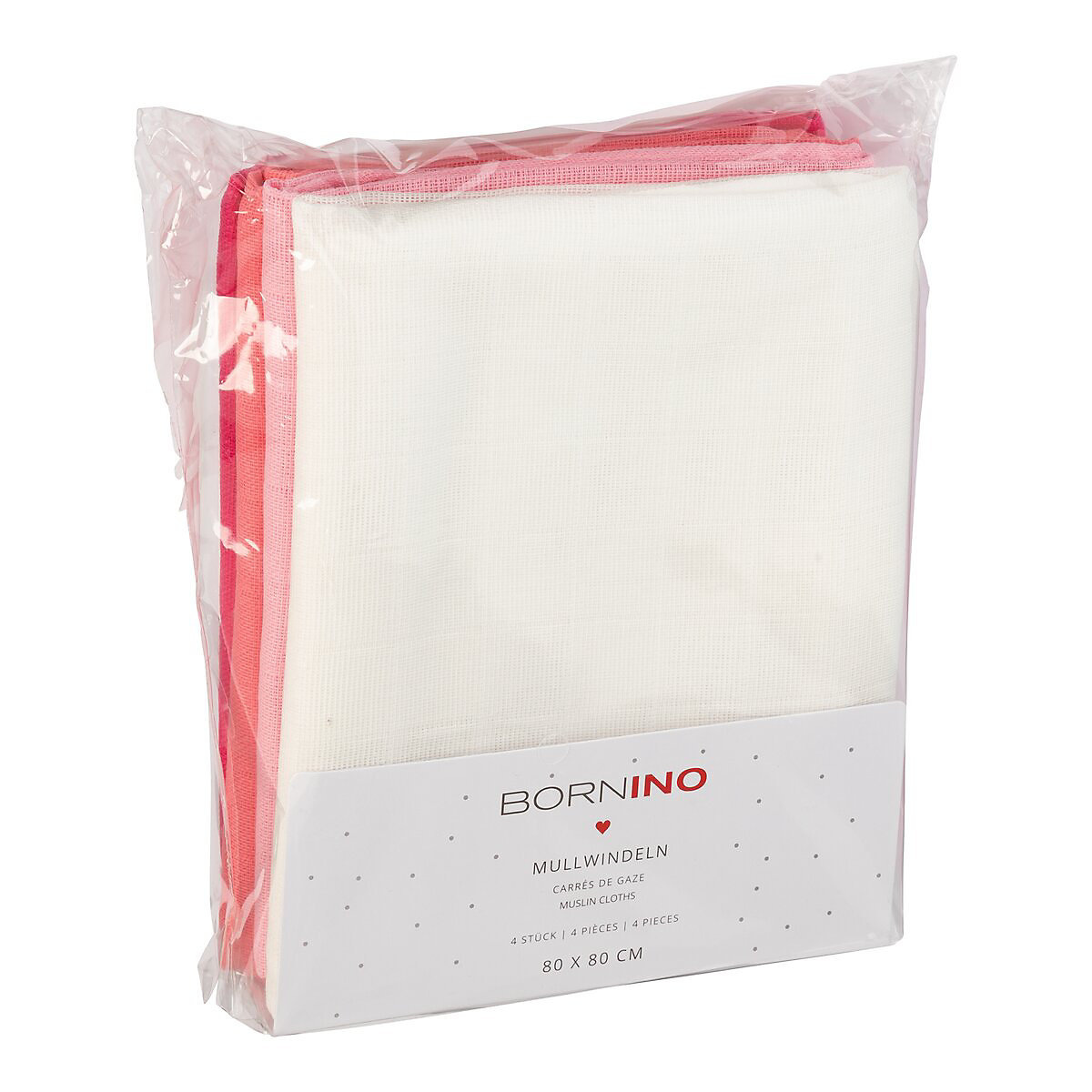 4er-Pack Mullwindeln 80x80 cm