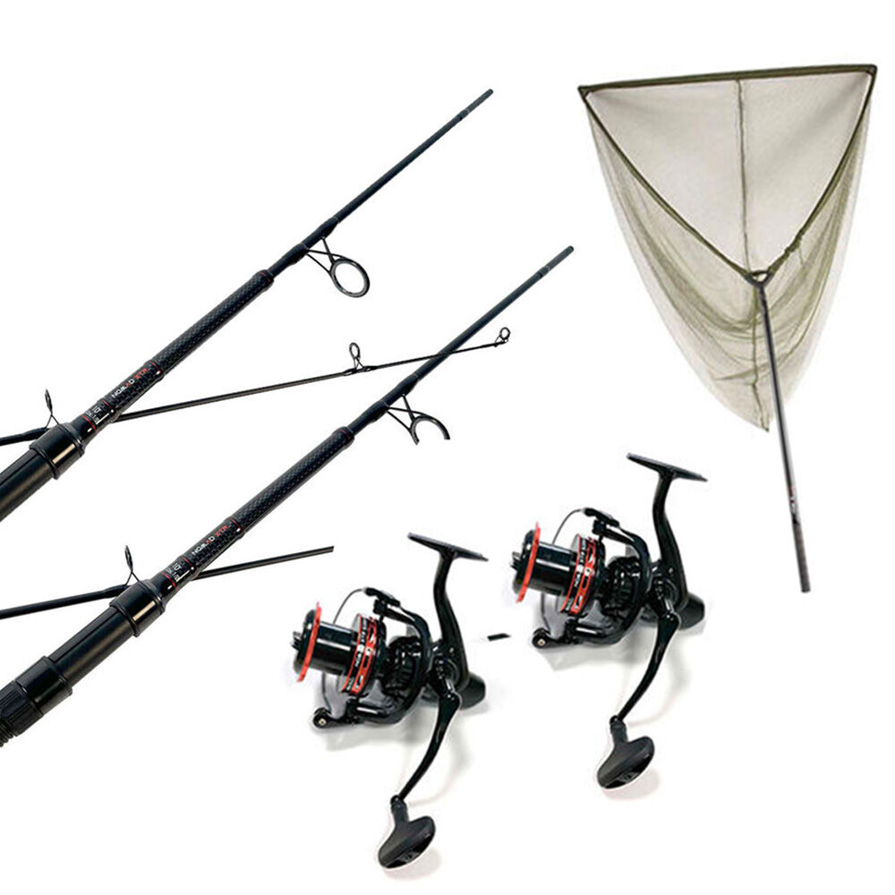 Pack 2 Nomad XTR 10 3.5lbs + 2 Nomad Xtr 5000 Fd + Landing net