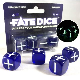 Fate Dice: Midnight Dice (4)