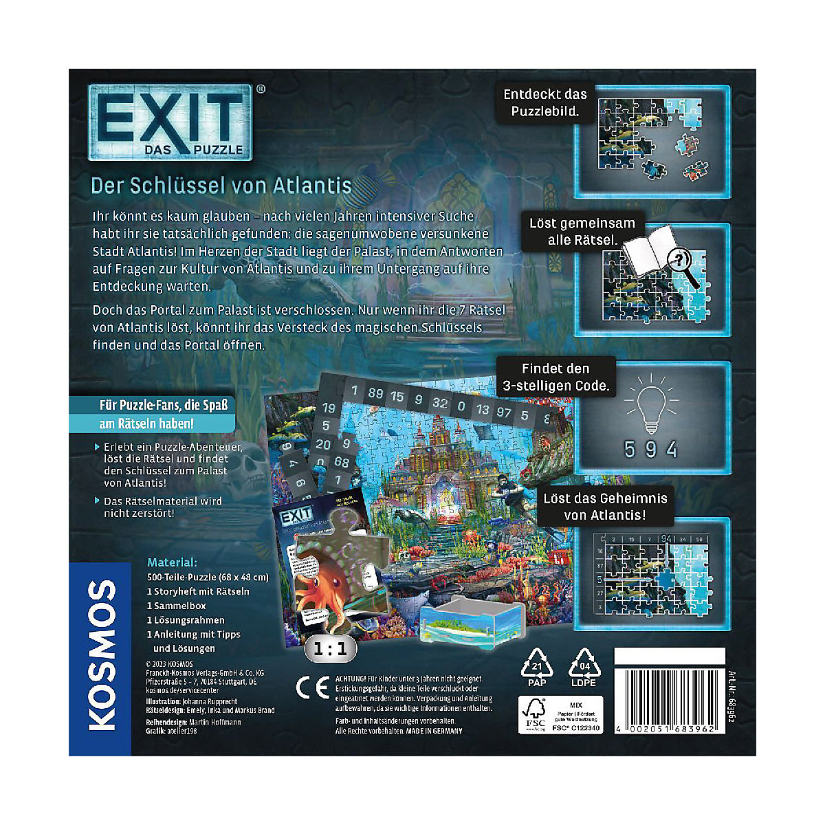 EXIT® - Das Puzzle: Der Schlüssel von Atlantis