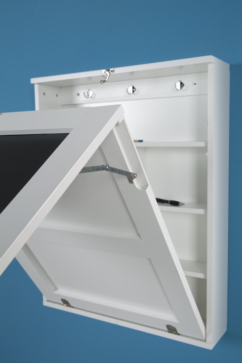 Phoenix Klapptisch Country mit Schrank, Weiss