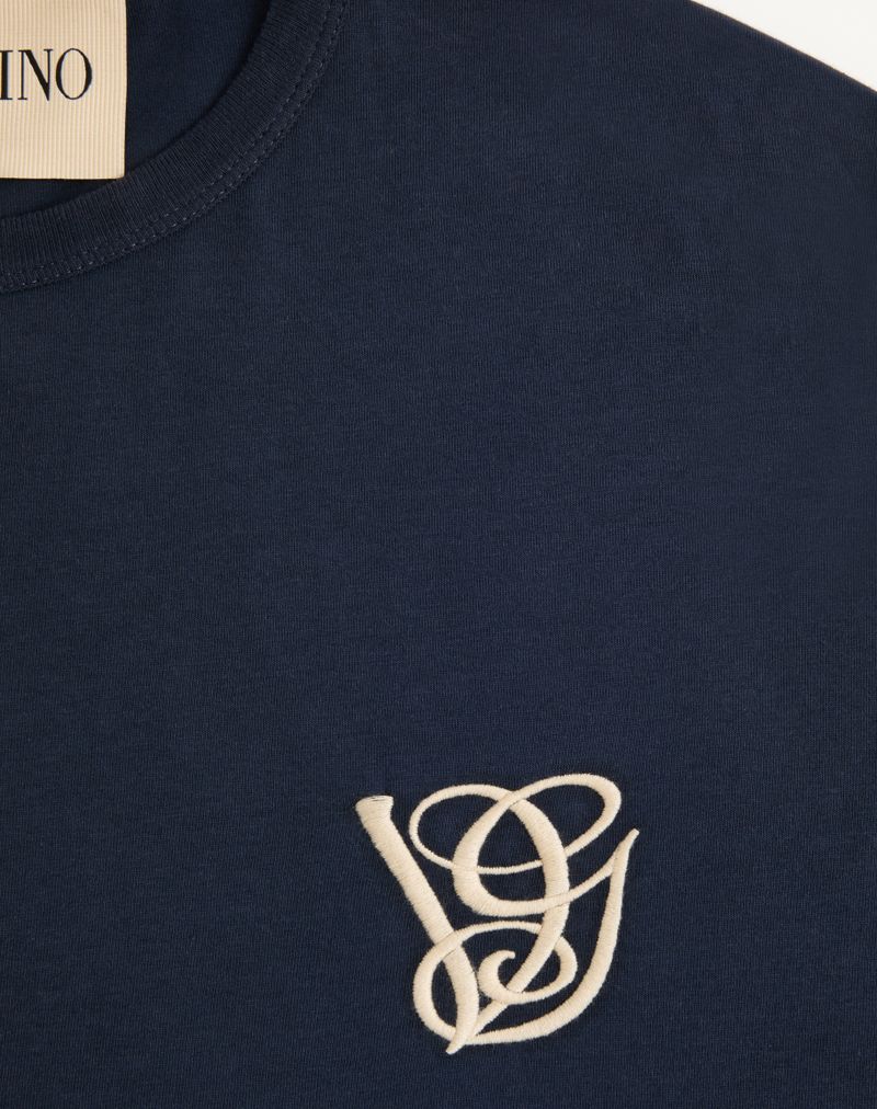 T-shirt en coton avec patch Vg
