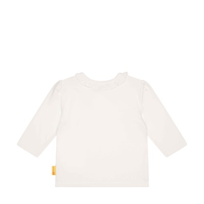 T-Shirt langarm, weiß für Mädchen
