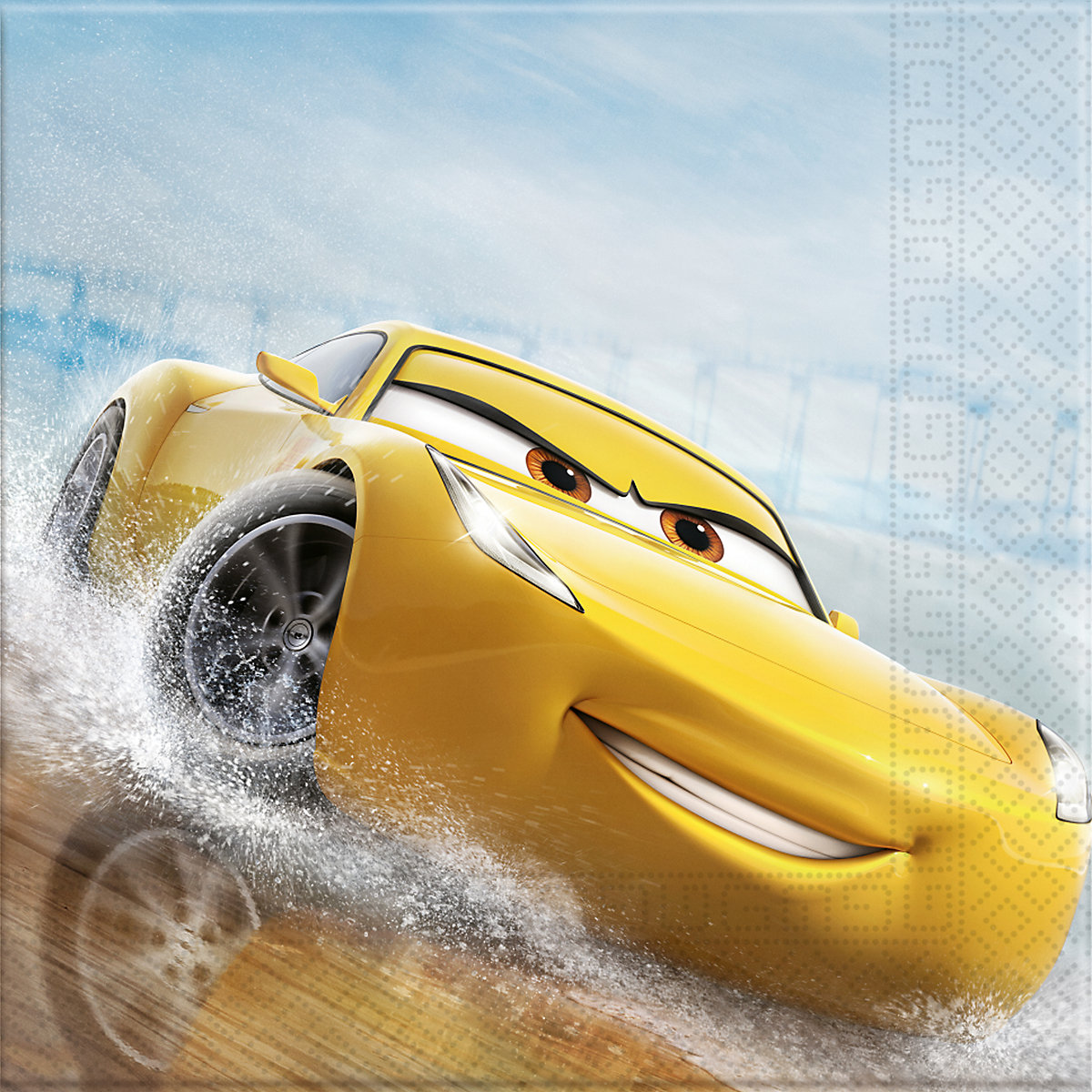 Servietten   Cars The Legend of the Track, 33 x 33 cm, 2-lagig, 20 Stück