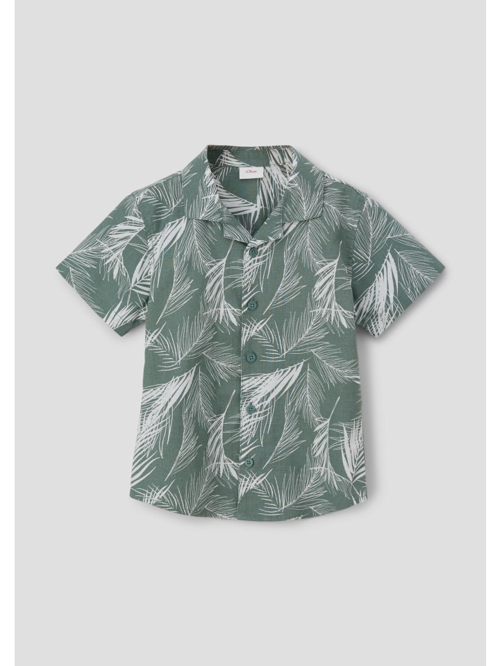 s.Oliver Hemd kurzarm in Petrol günstig kaufen 92/98