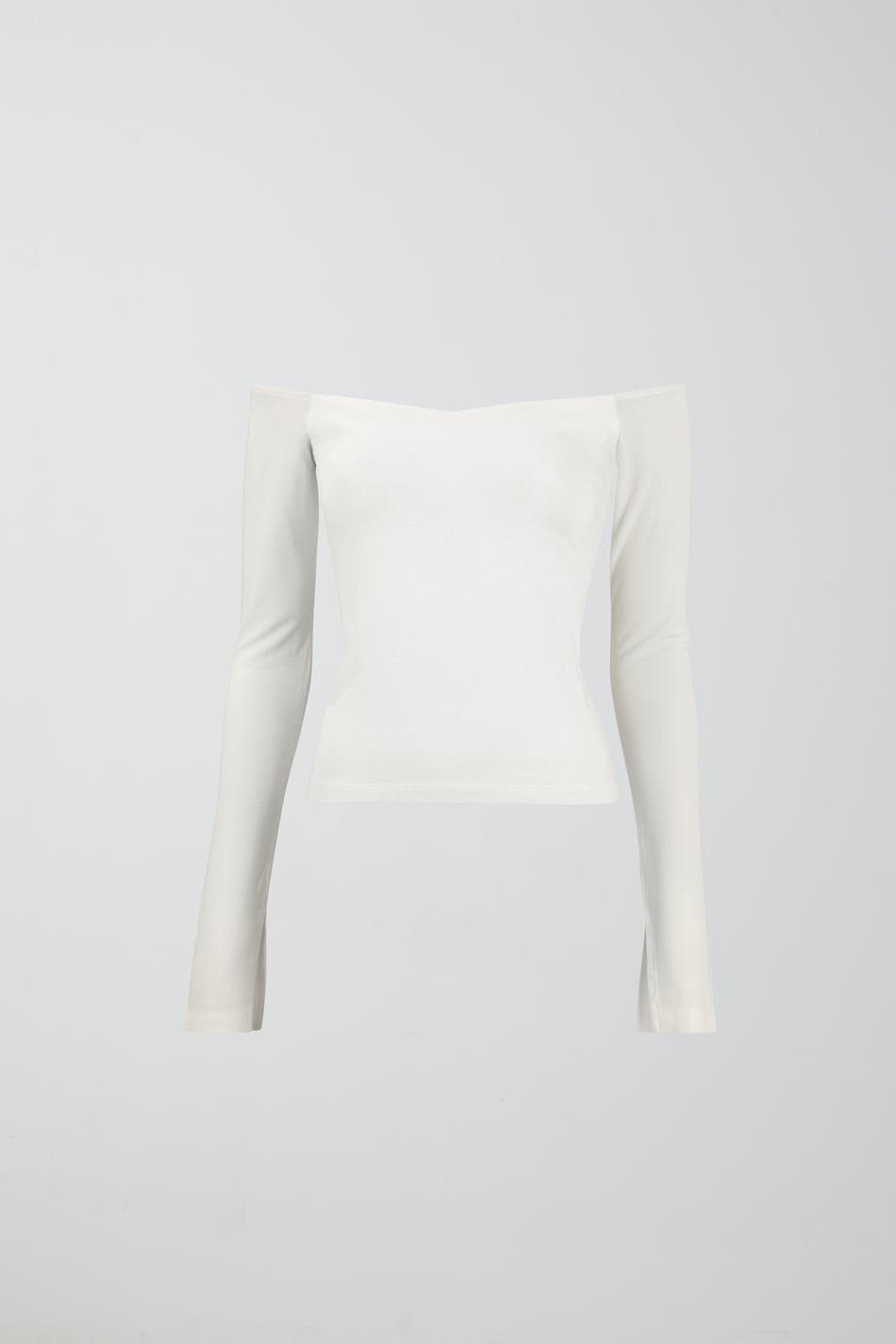 Soft touch off shoulder top